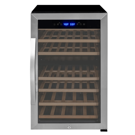 Allavino Cascina Series 43 Bottle Dual Zone Freestanding Wine Cooler Refrigerator with Stainless Steel Door - Allavino - Buy at Wine Coolers Online