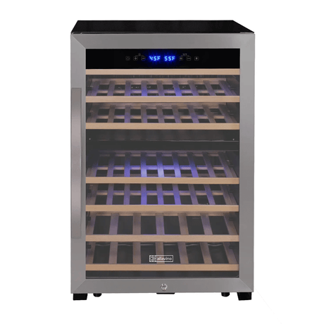 Allavino Cascina Series 47 Bottle Dual Zone Freestanding Wine Cooler Refrigerator with Stainless Steel Door - Allavino - Buy at Wine Coolers Online