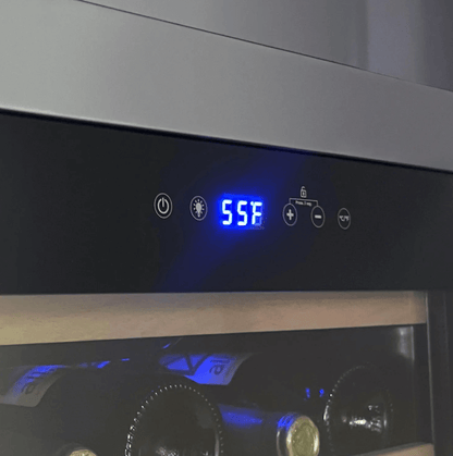Allavino Cascina Series 47 Bottle Dual Zone Freestanding Wine Cooler Refrigerator with Stainless Steel Door - Allavino - Buy at Wine Coolers Online