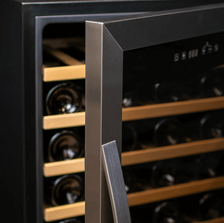 Allavino Cascina Series 50 Bottle Single Zone Freestanding Wine Refrigerator Cooler with Stainless Steel Door - Allavino - Buy at Wine Coolers Online