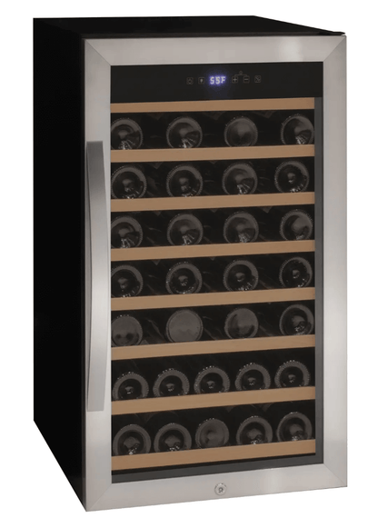 Allavino Cascina Series 50 Bottle Single Zone Freestanding Wine Refrigerator Cooler with Stainless Steel Door - Allavino - Buy at Wine Coolers Online