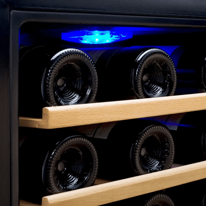 Allavino Cascina Series 55 Bottle Single Zone Freestanding Wine Refrigerator Cooler with Stainless Steel Door - Allavino - Buy at Wine Coolers Online