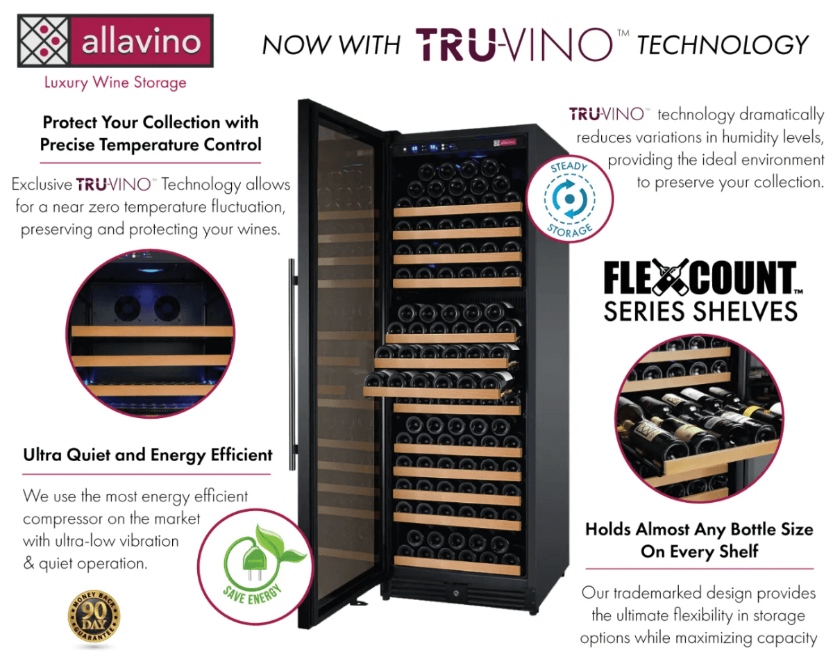 Allavino FlexCount II Tru - Vino 177 Bottle Wine Fridge VSWR177 - 1BR20 - Allavino - Buy at Wine Coolers Online