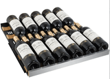Allavino FlexCount Series 172 Bottle Dual Zone Built - in Wine Cooler Refrigerator w/Black Door - Allavino - Buy at Wine Coolers Online