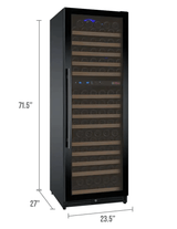 Allavino FlexCount Series 172 Bottle Dual Zone Built - in Wine Cooler Refrigerator w/Black Door - Allavino - Buy at Wine Coolers Online