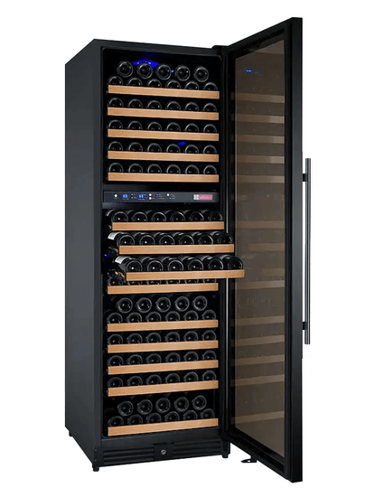 Allavino FlexCount Series 172 Bottle Dual Zone Built - in Wine Cooler Refrigerator w/Black Door - Allavino - Buy at Wine Coolers Online