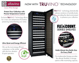 Allavino FlexCount Series 172 Bottle Dual Zone Built - in Wine Cooler Refrigerator w/Stainless Steel Door - Allavino - Buy at Wine Coolers Online