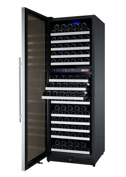 Allavino FlexCount Series 172 Bottle Dual Zone Built - in Wine Cooler Refrigerator w/Stainless Steel Door - Allavino - Buy at Wine Coolers Online
