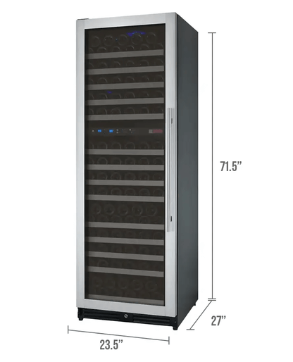 Allavino FlexCount Series 172 Bottle Dual Zone Built - in Wine Cooler Refrigerator w/Stainless Steel Door - Allavino - Buy at Wine Coolers Online