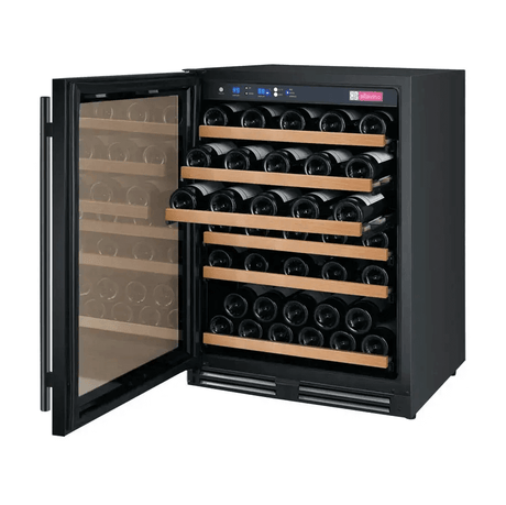 Allavino FlexCount Series 56 Bottle Single Zone Built - in Wine Refrigerator with Black Door VSWR56 - 1BL20 - Allavino - Buy at Wine Coolers Online