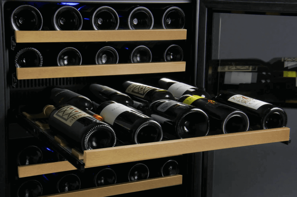 Allavino FlexCount Series 56 Bottle Single Zone Built - in Wine Refrigerator with Black Door VSWR56 - 1BL20 - Allavino - Buy at Wine Coolers Online