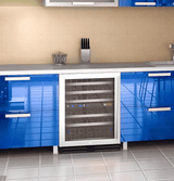 Allavino FlexCount Series 56 Bottle Stainless Dual Zone Built - in Wine Cooler - Allavino - Buy at Wine Coolers Online