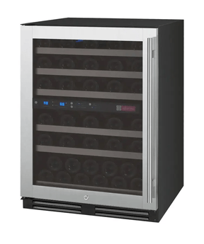 Allavino FlexCount Series 56 Bottle Stainless Dual Zone Built - in Wine Cooler - Allavino - Buy at Wine Coolers Online