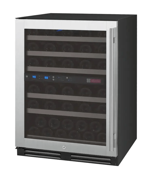 Allavino FlexCount Series 56 Bottle Stainless Dual Zone Built - in Wine Cooler - Allavino - Buy at Wine Coolers Online
