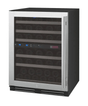 Allavino FlexCount Series 56 Bottle Stainless Dual Zone Built - in Wine Cooler - Allavino - Buy at Wine Coolers Online