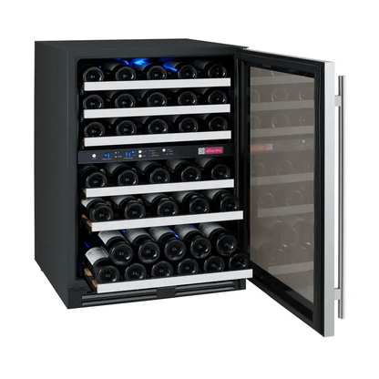 Allavino FlexCount Series 56 Bottle Stainless Dual Zone Built - in Wine Cooler - Allavino - Buy at Wine Coolers Online