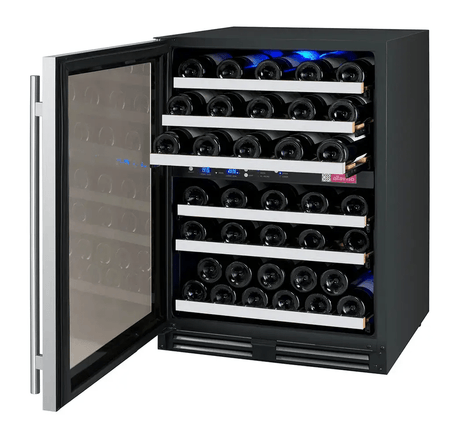 Allavino FlexCount Series 56 Bottle Stainless Dual Zone Built - in Wine Cooler - Allavino - Buy at Wine Coolers Online
