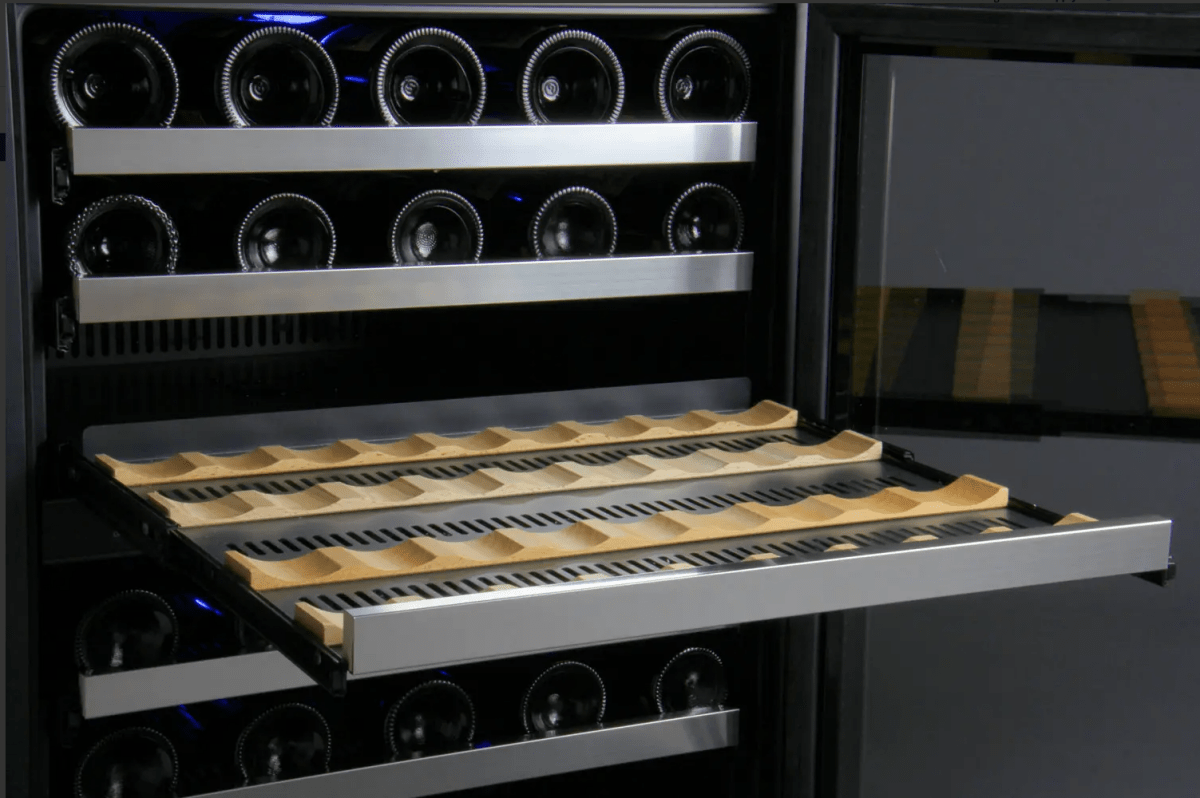 Allavino FlexCount Series 56 Bottle Stainless Dual Zone Built - in Wine Cooler - Allavino - Buy at Wine Coolers Online