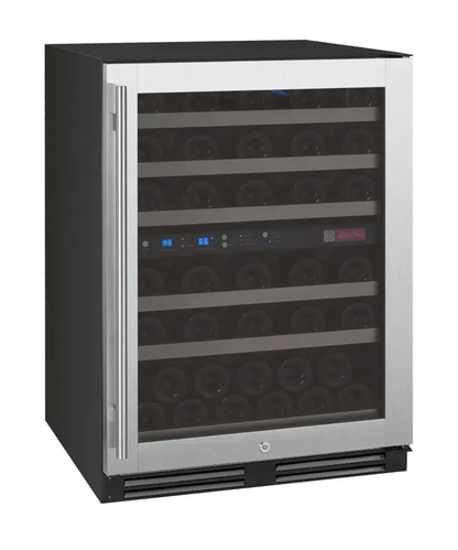 Allavino FlexCount Series 56 Bottle Stainless Dual Zone Built - in Wine Cooler - Allavino - Buy at Wine Coolers Online