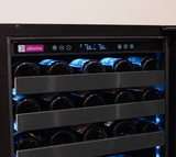 Allavino Reserva Series 100 Bottle 34" Undercounter Dual Zone Side - by - Side Wine Coolers with Black Stainless Steel Doors 2X - BDW5034S - 1BS - Allavino - Buy at Wine Coolers Online