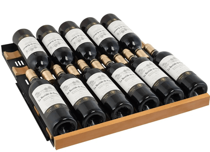 Allavino Reserva Series 119 Bottle 55" Tall Dual Zone Black Glass Wine Refrigerator VSW11955D - 2BG - Allavino - Buy at Wine Coolers Online