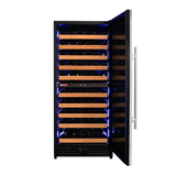 Allavino Reserva Series 119 Bottle 55" Tall Dual Zone Stainless Steel Wine Refrigerator/Cooler VSW11955D - 2SR - Allavino - Buy at Wine Coolers Online