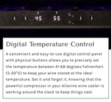 Allavino Reserva Series 119 Bottle 55" Tall Dual Zone Stainless Steel Wine Refrigerator/Cooler VSW11955D - 2SR - Allavino - Buy at Wine Coolers Online