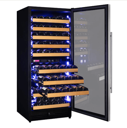 Allavino Reserva Series 119 Bottle 55" Tall Dual Zone Stainless Steel Wine Refrigerator/Cooler VSW11955D - 2SR - Allavino - Buy at Wine Coolers Online