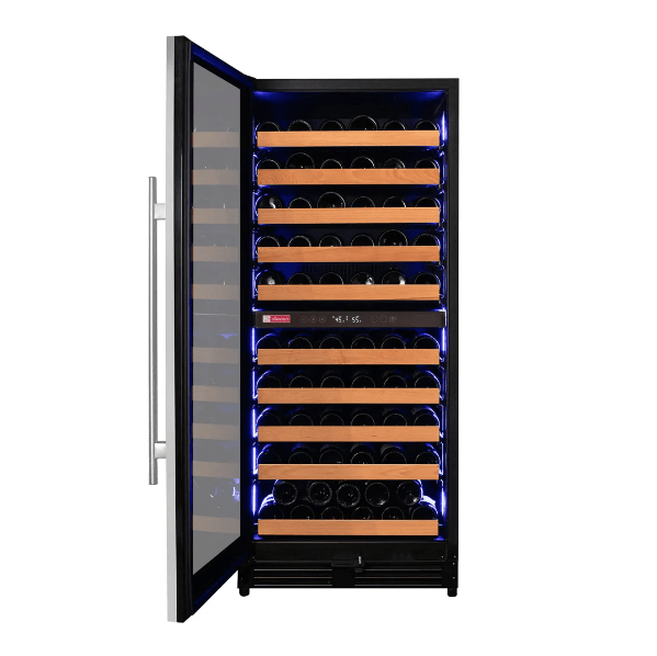 Allavino Reserva Series 119 Bottle 55" Tall Dual Zone Stainless Steel Wine Refrigerator/Cooler VSW11955D - 2SR - Allavino - Buy at Wine Coolers Online