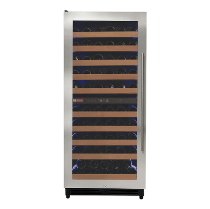 Allavino Reserva Series 119 Bottle 55" Tall Dual Zone Stainless Steel Wine Refrigerator/Cooler VSW11955D - 2SR - Allavino - Buy at Wine Coolers Online