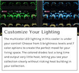 Allavino Reserva Series 119 Bottle 55" Tall Dual Zone Stainless Steel Wine Refrigerator/Cooler VSW11955D - 2SR - Allavino - Buy at Wine Coolers Online