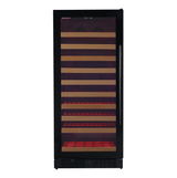 Allavino Reserva Series 119 Bottle 55" Tall Single Zone Black Glass Wine Refrigerator VSW11955S - 1BR - Allavino - Buy at Wine Coolers Online