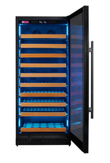 Allavino Reserva Series 119 Bottle 55" Tall Single Zone Black Glass Wine Refrigerator VSW11955S - 1BR - Allavino - Buy at Wine Coolers Online