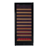 Allavino Reserva Series 119 Bottle 55" Tall Single Zone Black Glass Wine Refrigerator VSW11955S - 1BR - Allavino - Buy at Wine Coolers Online