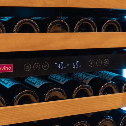 Allavino Reserva Series 119 Bottle 55" Tall Single Zone Black Glass Wine Refrigerator VSW11955S - 1BR - Allavino - Buy at Wine Coolers Online