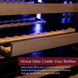 Allavino Reserva Series 154 Bottle Dual Zone Built - in Wine Refrigerator with Stainless Steel Door VSW15471D - 2S - Allavino - Buy at Wine Coolers Online