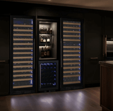 Allavino Reserva Series 163 Bottle 71" Tall Single Zone Black Glass Door Wine Cooler Refrigerator VSW16371S - 1BGL - Allavino - Buy at Wine Coolers Online