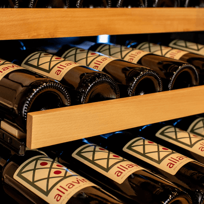 Allavino Reserva Series 163 Bottle 71" Tall Single Zone Black Glass Door Wine Cooler Refrigerator VSW16371S - 1BGL - Allavino - Buy at Wine Coolers Online