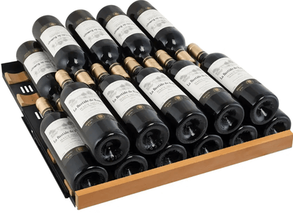 Allavino Reserva Series 163 Bottle 71" Tall Single Zone Black Glass Door Wine Cooler Refrigerator VSW16371S - 1BGL - Allavino - Buy at Wine Coolers Online