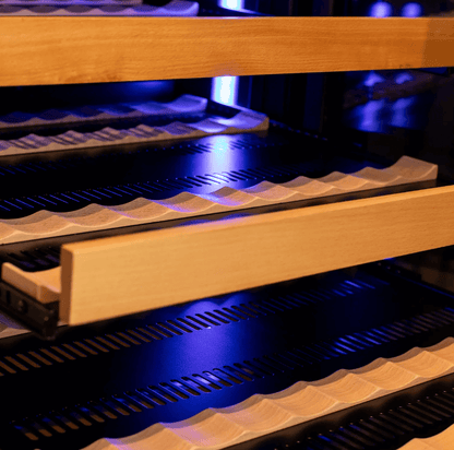 Allavino Reserva Series 163 Bottle 71" Tall Single Zone Black Glass Door Wine Cooler Refrigerator VSW16371S - 1BGL - Allavino - Buy at Wine Coolers Online