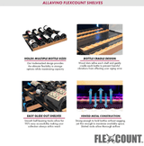 Allavino Reserva Series 163 Bottle 71" Tall Single Zone Stainless Steel Wine Cooler/Fridge VSW16371S - 1SR - Allavino - Buy at Wine Coolers Online