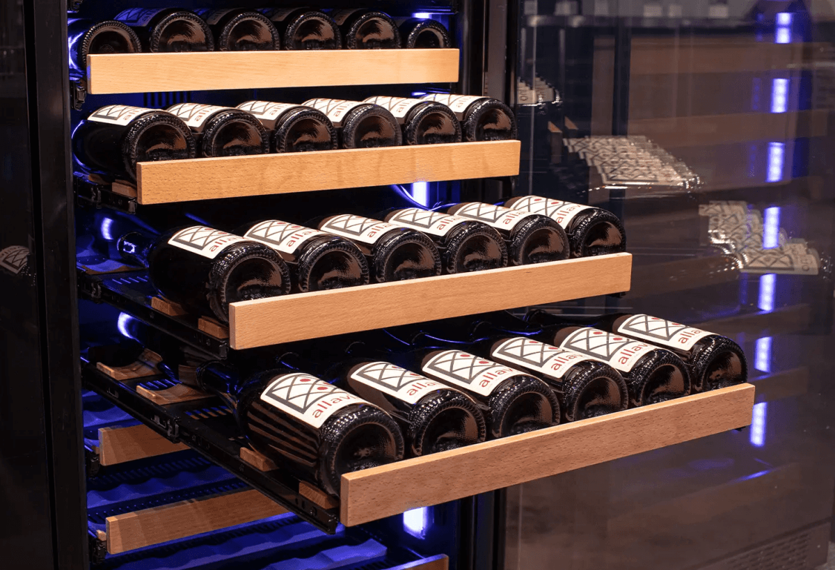 Allavino Reserva Series 163 Bottle 71" Tall Single Zone Stainless Steel Wine Cooler/Fridge VSW16371S - 1SR - Allavino - Buy at Wine Coolers Online