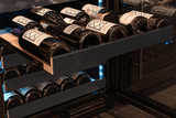 Allavino Reserva Series 50 Bottle Dual Zone Built - in Wine Cooler Refrigerator with Black Stainless Steel Door BDW5034D - 2BSR - Allavino - Buy at Wine Coolers Online
