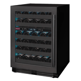 Allavino Reserva Series 50 Bottle Dual Zone Built - in Wine Cooler Refrigerator with Black Stainless Steel Door BDW5034D - 2BSR - Allavino - Buy at Wine Coolers Online