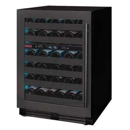 Allavino Reserva Series 50 Bottle Dual Zone Built - in Wine Cooler Refrigerator with Black Stainless Steel Door BDW5034D - 2BSR - Allavino - Buy at Wine Coolers Online