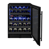 Allavino Reserva Series 50 Bottle Dual Zone Built - in Wine Cooler Refrigerator with Black Stainless Steel Door BDW5034D - 2BSR - Allavino - Buy at Wine Coolers Online