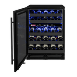 Allavino Reserva Series 50 Bottle Dual Zone Built - in Wine Cooler Refrigerator with Black Stainless Steel Door BDW5034D - 2BSR - Allavino - Buy at Wine Coolers Online