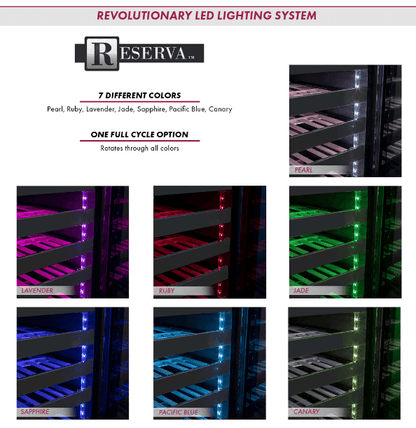 Allavino Reserva Series 50 Bottle Dual Zone Built - in Wine Cooler Refrigerator with Black Stainless Steel Door BDW5034D - 2BSR - Allavino - Buy at Wine Coolers Online