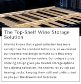 Allavino Reserva Series 50 Bottle Dual Zone Built - in Wine Cooler Refrigerator with Black Stainless Steel Door BDW5034D - 2BSR - Allavino - Buy at Wine Coolers Online