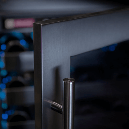 Allavino Reserva Series 50 Bottle Dual Zone Built - in Wine Cooler Refrigerator with Black Stainless Steel Door BDW5034D - 2BSR - Allavino - Buy at Wine Coolers Online